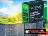 Panel Solar V‑TAC 120 WATT – NUEVO en su Caja