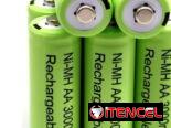 Batería recargable Nimh AA de 1.2V y 3000Mah