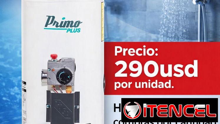 Calentador de agua a gas Primo Plus de 40 litros. Por unidad y cantidad