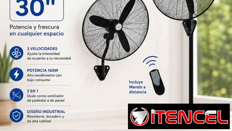 🌬️ Ventilador Industrial ROYAL 2 en 1 – 30″ 🌬️  💰 170 USD 🚚 Transporte incluido  🔥 Potente ventilador industrial