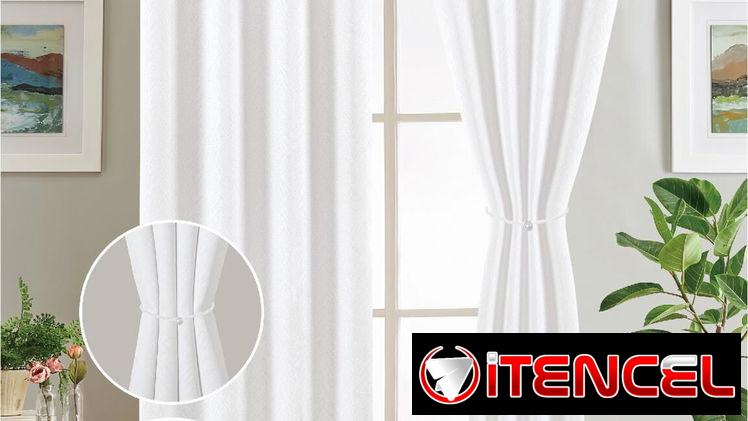 Cortinas Blackout (Tapasol) Juego de dos paños, incluye sus borlas. 140 x 220 cm cada paño. Mensajerías Disponible