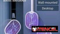 Lámpara portátil y raquetas matamosquitos. Ideal para apagones