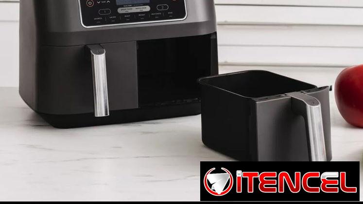 Ninja DZ201 Foodi – Freidora de aire 6 en 1 DualZone de 8QT con 2 cestas de freír independientes