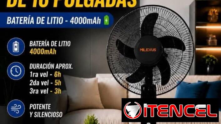 🚨🚨Ventiladores recargables en venta 🚨🚨