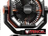 Ventiladores recargables coldsky de 20000mah, doble aspa y doble motor.