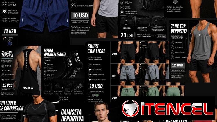 Ropa deportiva de hombre para el gym