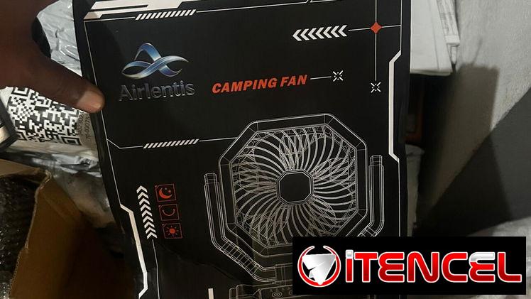 Ventilador recargable camping (Mensajería gratis )