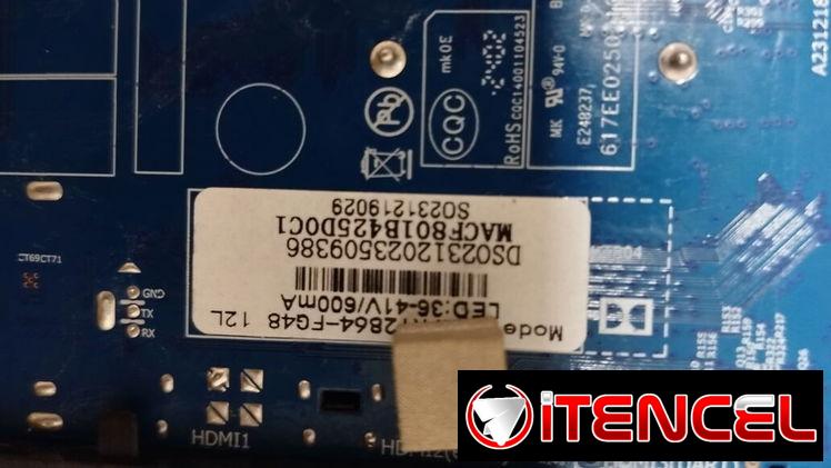 Placa de televisor smart TV LED de 32 pulgadas marca SANSUI