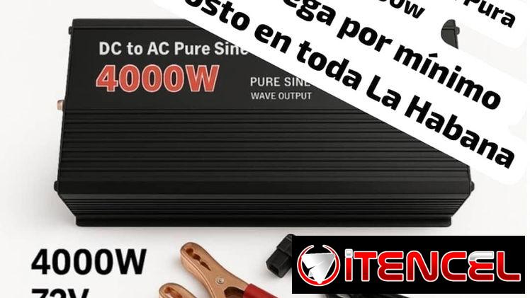⚡Inversor de Corriente DC a AC / 72v a 120v* *4000w* *Q7 – Lumina* *Precio 👉🏻 160 Usd* *Garantía de 1 mes*⚡