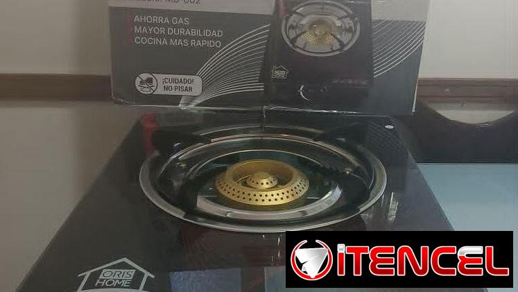 🫐REBAJA‼️  Cocina de gas de magneto. Cristal templado arriba. Acero inoxidable