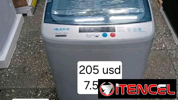 Lavadora automática milexus 7.5 kg