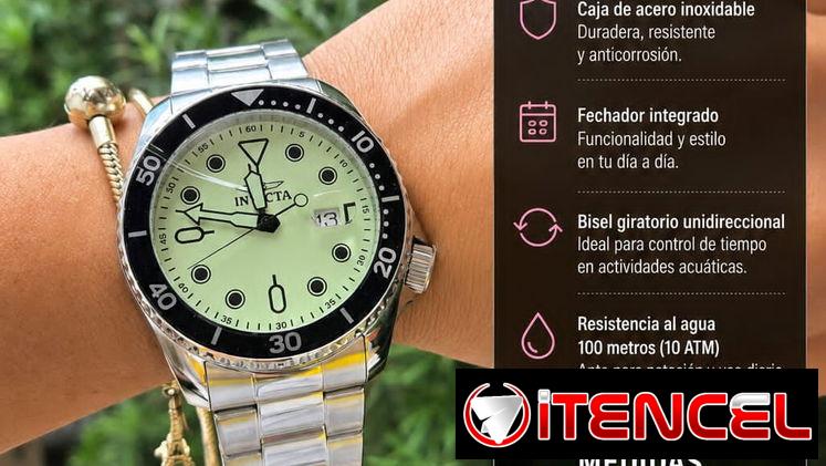 Marca: Invicta Originales.💯✨Te lo llevamos gratis a la puerta de tu casa en toda La Habana🚚
