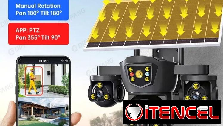 Cámara de vigilancia Solar/18 Mpx/Wifi