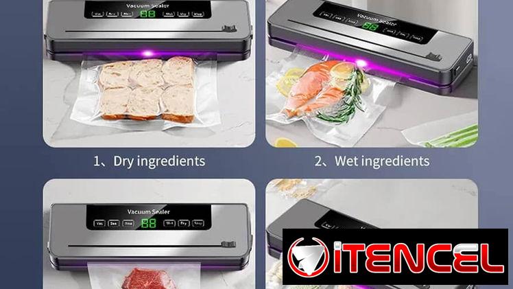 Máquina selladora  30 cm al vacío, sellador al vacío para congelador de alimentos. 55 usD