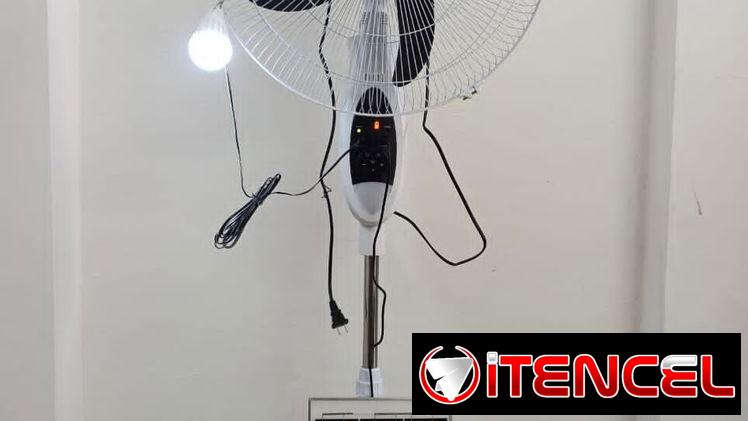 Ventilador Recargable de Pedestal Marca JMD 🔋litio 🌬️Em