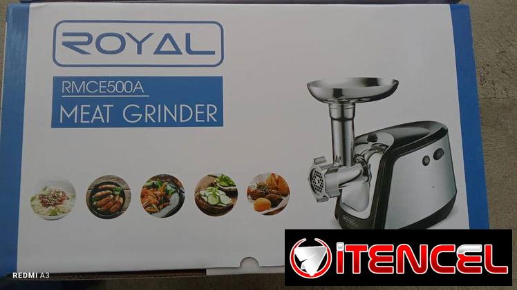 Moledor de carne marca Royal para moler, rallar, cortar y picar