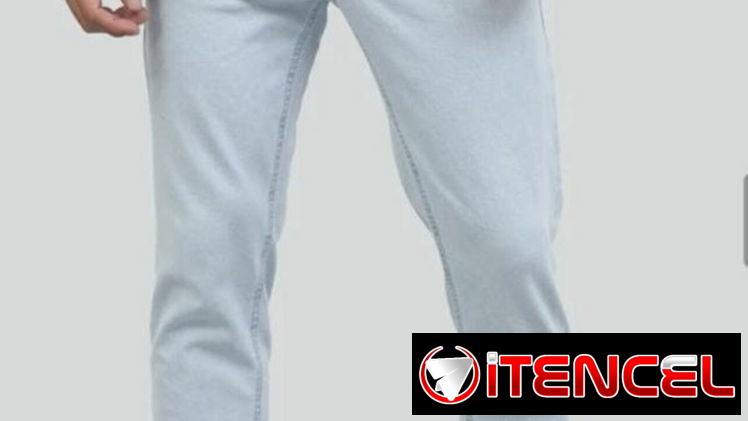 Jeans cuidado con el perro elastizados skinny para hombres /Pullover/tenis
