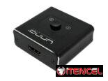 Splitter/Switch Unno Tekno HDMI Bidireccional 4K 60Hz 2 Puertos Plug & Play Compatible Con Consolas y TV