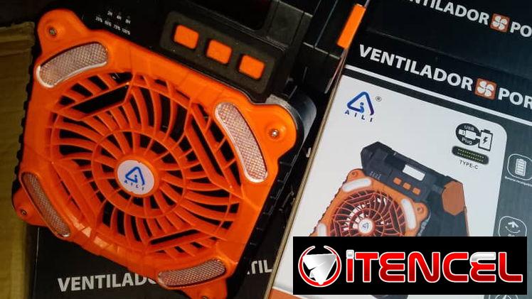 Ventilador recargable
