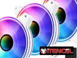 kit de 3 fanes SAMA 6CF120I ARGB espejo infinito en blanco o negro ventilador ARGB y control remoto💦52815418