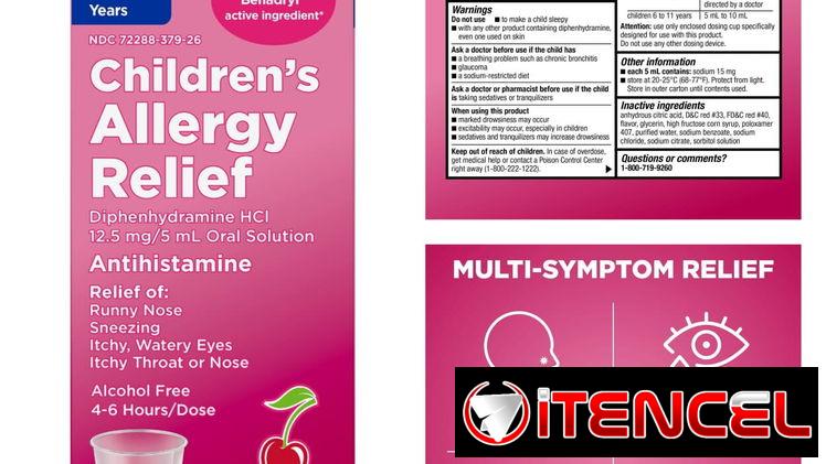 Antihistaminicos en suspension para niños de 118ml