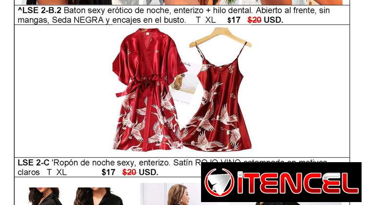 NUEVO SURTIDO. CATÁLOGO DE LENCERÍA SEXY-ERÓTICA SIGUE LA REBAJA + Clips Anti-ronquidos.