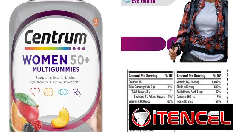 Centrum para mujer y hombre mayores de 50 años 140 gomitas