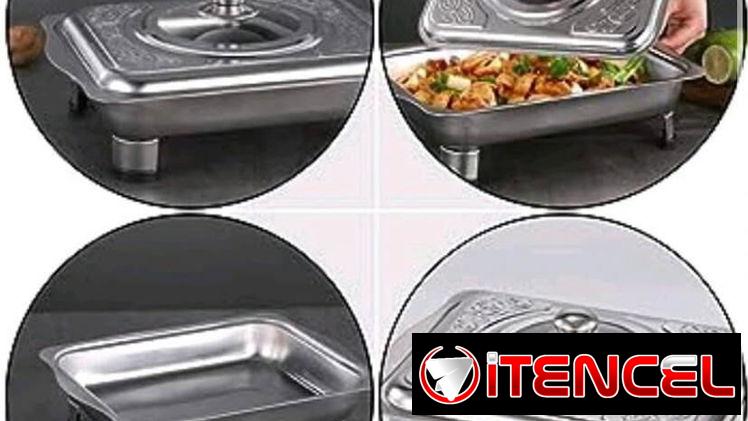 Bandeja para bufet acero inoxidable (L&G)