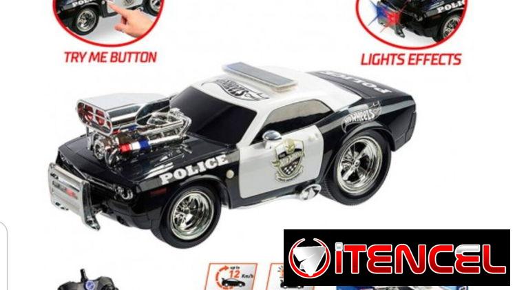 Carro de Policía Hot Weels de juguete