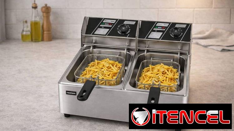 Freidora Doble de Aceite de 12Litros en venta