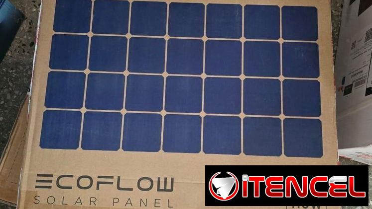 Panel ecoflow 110wh Portátil (trae cables) Precio 180 usd con transporte en dependencia del lugar 1 semana de garantía ✅