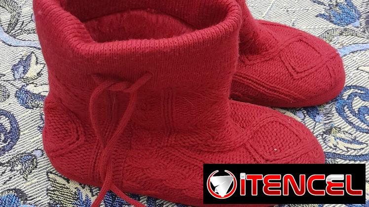 Botas de navidad de uso pero bien cuidada