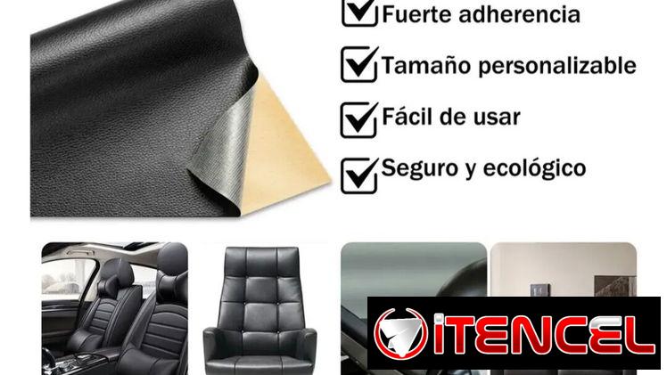 Cuero auto adhesivo para parches 50 x 165cm