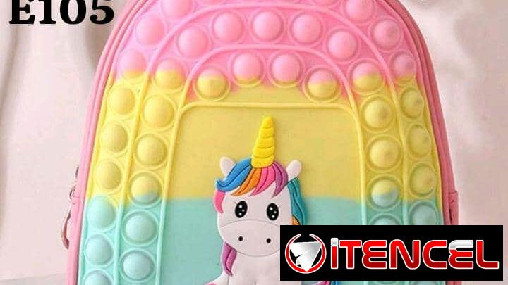 Mochila para nenas con estructura de popit