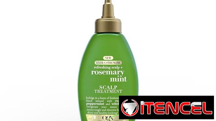 OGX Serum Rosemary Mint refresca calma y equilibra el cuero cabelludo para cabello graso o caspa