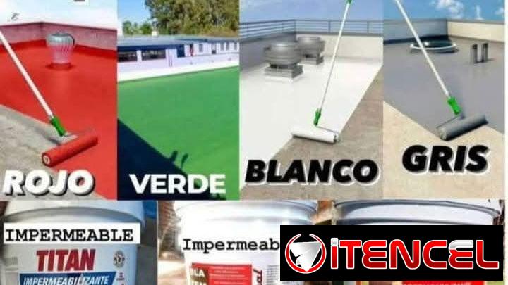 Pintura de Impermeabilizante para Techo y Transitable original sellada e importada para interior y exterior