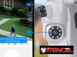 Sistema de cámaras de Seguridad CCTV Hiseeu 4 -cámaras PTZ