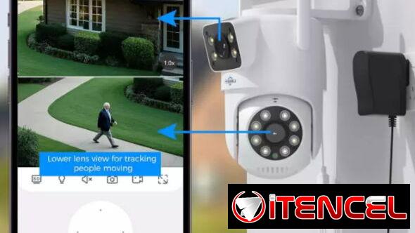 Sistema de cámaras de Seguridad CCTV Hiseeu 4 -cámaras PTZ