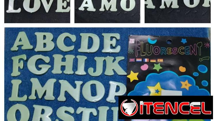 *LETRAS FLUORESCENTES (ALFABETO)* WhatsApp 56226068