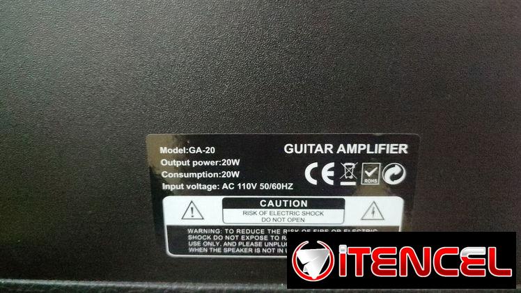 Vendo amplificador de guitarra electrica, 20,watt