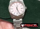 Rolex Oyster Perpetual ( copia excelente calidad) esfera rosa acero inoxidable 36mm