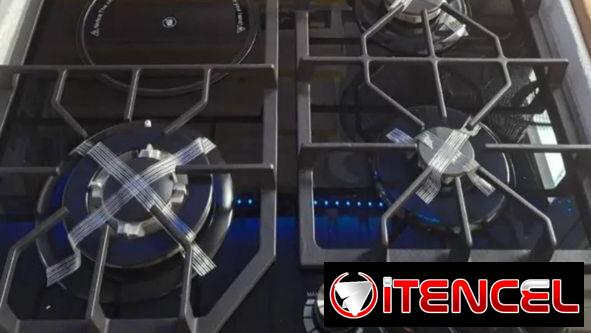Cocina empotrada de Gas e Infrarrojo Milexus ( 4 hornillas)