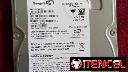 🔥OFERTA🔥HDD SEAGATE BARRACUDA 80GB 826D 100P 7200RPM – DISCO DURO DE USO  EN 5 USD O AL CAMBIO
