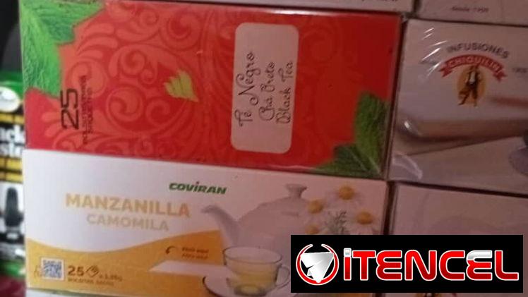 Té de bolsas. Cajita por 25 bolsitas.
