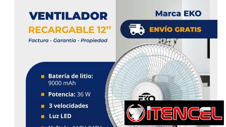 Ventilador Recargable
