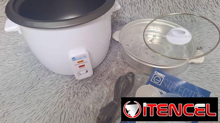 Olla arrocera blanca