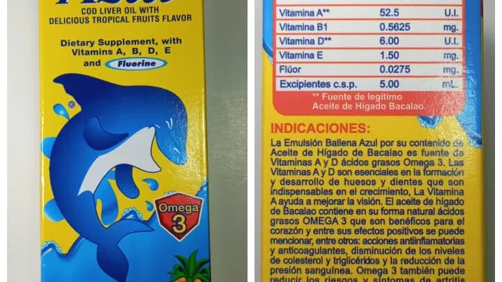 Manzatin – Polyvisol – Ballena azul – Zepol para niños y bebés