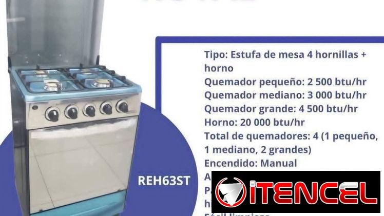 Cocina de gas con horno 24″ Royal