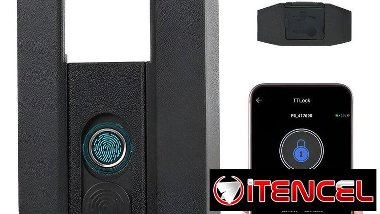 Candado Huella Inteligente App Digital Bluetooth Con Llave