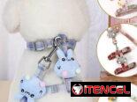 Pechera y correa talla S para mascotas